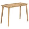 vidaXL t&ouml;m&ouml;r mang&oacute;fa &eacute;tkezőasztal 112 x 52 x 76 cm