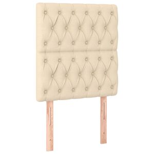 vidaXL kr&eacute;msz&iacute;nű sz&ouml;vet fejt&aacute;mla 80x7x118/128 cm