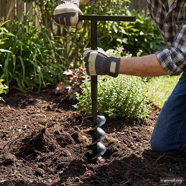 F&ouml;ld F&uacute;r&oacute; 180 mm Foganty&uacute; Hosszabb&iacute;t&oacute; Cs&ouml; 9 m Ac&eacute;l