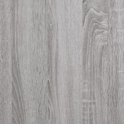 vidaXL 4 db szürke sonoma színű szerelt fa fali polc 40 x 10 x 1,5 cm