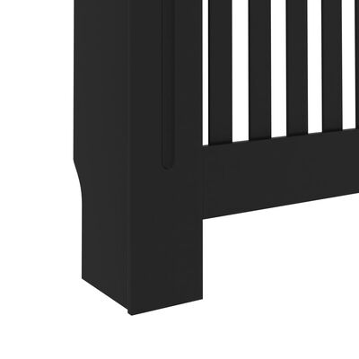 vidaXL fekete MDF radiátorburkolat 172 x 19 x 81,5 cm