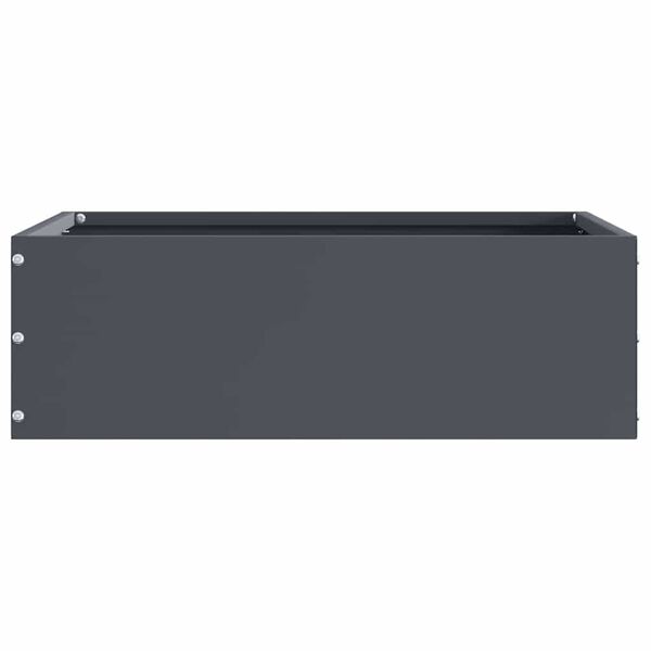 vidaXL Fűszeg&eacute;lyez&eacute;s 6 pcs Antracit 40 x 40 x 13 cm Ac&eacute;l