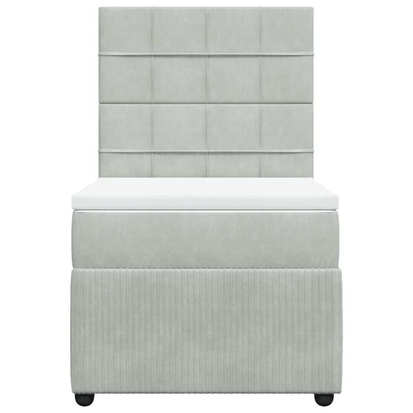 vidaXL vil&aacute;gossz&uuml;rke b&aacute;rsony rug&oacute;s &aacute;gy matraccal 90 x 200 cm