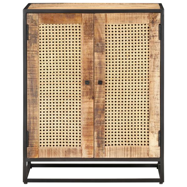 vidaXL nyers mang&oacute;fa &eacute;s term&eacute;szetes n&aacute;d t&aacute;lal&oacute;szekr&eacute;ny 60 x 35 x 75 cm