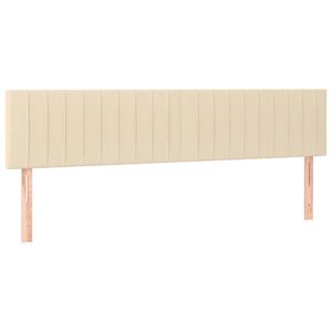vidaXL kr&eacute;msz&iacute;nű sz&ouml;vet fejt&aacute;mla 160 x 5 x 78/88 cm