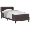 vidaXL Boxrug&oacute;s &aacute;gy matracmal S&ouml;t&eacute;t Barna 100 x 200 cm sz&ouml;vet