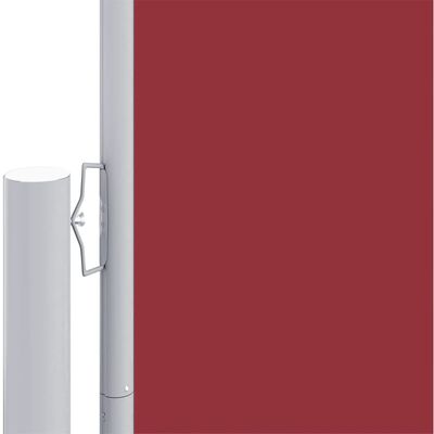 vidaXL piros behúzható oldalsó napellenző 180 x 1200 cm