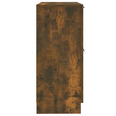 vidaXL füstös tölgyszínű szerelt fa tálalószekrény 30 x 30 x 70 cm