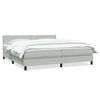 vidaXL vil&aacute;gossz&uuml;rke b&aacute;rsony rug&oacute;s &aacute;gy matraccal 200x210 cm