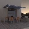 vidaXL k&eacute;k/feh&eacute;r automata sz&eacute;l&eacute;rz&eacute;kelős &eacute;s LED-es napellenző 500x300cm