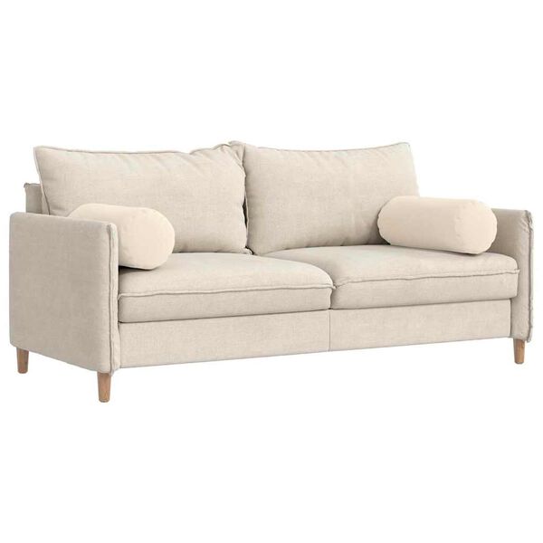 vidaXL Hengerp&aacute;rn&aacute;k 2 pcs B&eacute;zs &Oslash; 25 x 70 cm Mikrosz&aacute;las Sz&ouml;vet