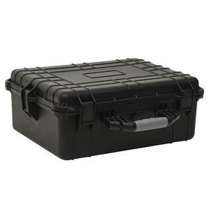 vidaXL fekete PP hordozhat&oacute; rep&uuml;lős tok 55 x 43 x 21 cm