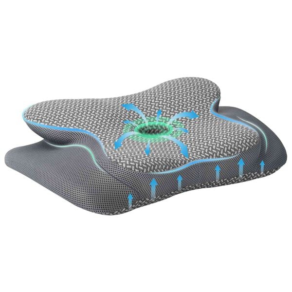 vidaXL Nyakp&aacute;rna Sz&uuml;rke Mem&oacute;riahab 58 x 38 x 12 cm