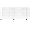 vidaXL L&aacute;ncv&eacute;g ker&iacute;t&eacute;s oszloppal 25 x 1 m (Sz x M)