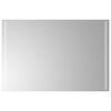 vidaXL LED-es f&uuml;rdőszobat&uuml;k&ouml;r 60x90 cm