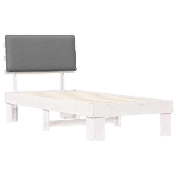 vidaXL &Aacute;gykeret K&aacute;rpitozott Fejt&aacute;ml&aacute;val Vil&aacute;gossz&uuml;rke 90 x 190 cm