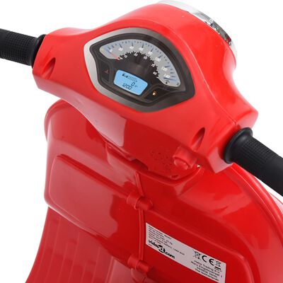 vidaXL Vespa GTS300 piros elektromos játék motorbicikli