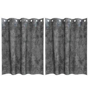vidaXL B&aacute;rsonyf&uuml;gg&ouml;ny&ouml;k 2 db Sz&uuml;rke 140 x 140 cm B&aacute;rsony