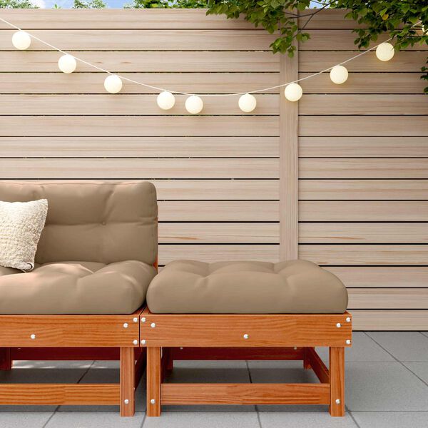 Kerti l&aacute;btart&oacute; T&ouml;m&ouml;r fenyő Viaszbarna 61 x 60,5 x 30 cm