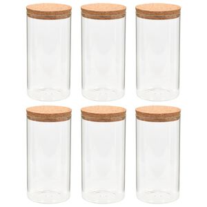 vidaXL 6 db &uuml;veged&eacute;ny parafa fed&eacute;llel 1400 ml