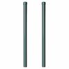 vidaXL Kerítoszlopok 2 pcs Zöld 90 cm Porszórt Acél