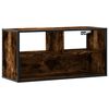 vidaXL f&uuml;st&ouml;s t&ouml;lgy sz&iacute;nű szerelt fa &eacute;s f&eacute;m TV-szekr&eacute;ny 80x31x39,5 cm