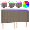 vidaXL t&oacute;psz&iacute;nű sz&ouml;vet LED-es fejt&aacute;mla 203x16x118/128 cm
