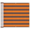 vidaXL Erk&eacute;ly Sz&uacute;nyogh&aacute;l&oacute; Narancs &eacute;s Barna 100 x 800 cm Oxford Sz&ouml;vet