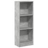 vidaXL betonsz&uuml;rke szerelt fa k&ouml;nyvespolc 40 x 24 x 109 cm