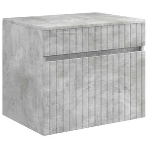 vidaXL Fali F&uuml;rdőszoba Szekr&eacute;ny Betonsz&uuml;rke 59 x 44,5 x 50 cm