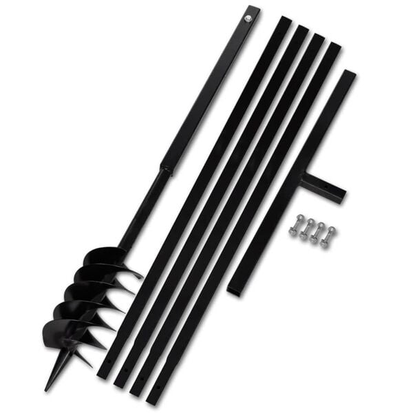 F&ouml;ld F&uacute;r&oacute; 120 mm Foganty&uacute; Hosszabb&iacute;t&oacute; Cs&ouml; 5 m Ac&eacute;l