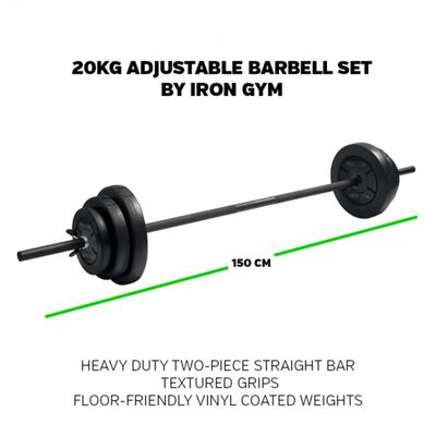 Iron Gym állítható kétkezes súlyzószett 20 kg