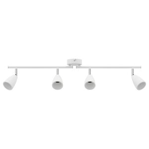 vidaXL Mennyezeti spotl&aacute;mpa Feh&eacute;r 70 x 12,5 x 10,5 cm F&eacute;m