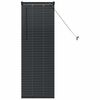 vidaXL Zsalug&aacute;ter Redőny&ouml;k Fekete 130 x 45 cm Alum&iacute;nium