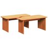 vidaXL Doh&aacute;nyz&oacute;asztal 2 db Faggy&uacute; barna 100 x 69 x 35,5 cm