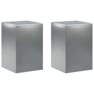 vidaXL N&ouml;v&eacute;ny&aacute;llv&aacute;ny 2 pcs Ez&uuml;st 40 x 40 x 60 cm Rozsdamentes Ac&eacute;l