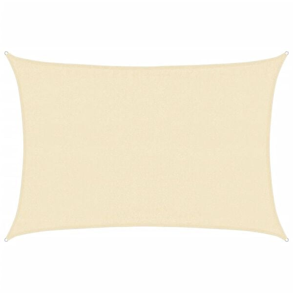 vidaXL kr&eacute;msz&iacute;nű HDPE napvitorla 160 g/m&sup2; 3,5 x 5 m