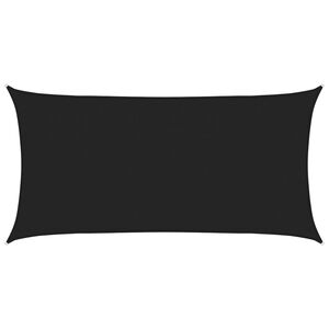 vidaXL Napernyő V&aacute;szon Fekete 2 x 6 m HDPE