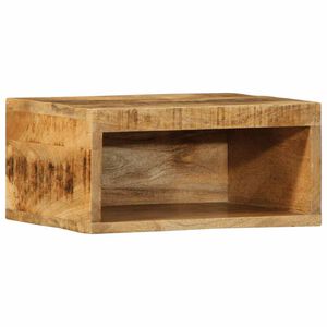 vidaXL t&ouml;m&ouml;r nyers mang&oacute;fa falra szerelhető TV-szekr&eacute;ny 40x30x19 cm