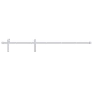 vidaXL feh&eacute;r ac&eacute;l tol&oacute;ajt&oacute;-szerelv&eacute;nyszett 200 cm