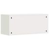 vidaXL Fali szekr&eacute;ny a gar&aacute;zsba Feh&eacute;r 80 x 33 x 35 cm Porfestett ac&eacute;l