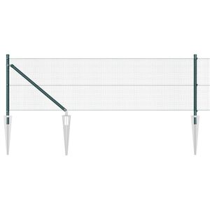 vidaXL Hevederes dr&oacute;tker&iacute;t&eacute;s t&uuml;sk&eacute;kkel 10 x 0,4 m PVC-bevonatos Ac&eacute;l