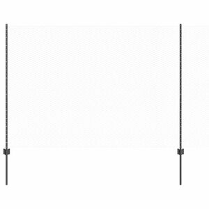 vidaXL Hatsz&ouml;gletű ker&iacute;t&eacute;s oszlopokkal 100 x 1,6 m PVC-bevonatos ac&eacute;l
