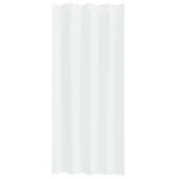 vidaXL Voile Függöny függönyökkel 2 pcs Fehér 245 x 140 cm Poliészter