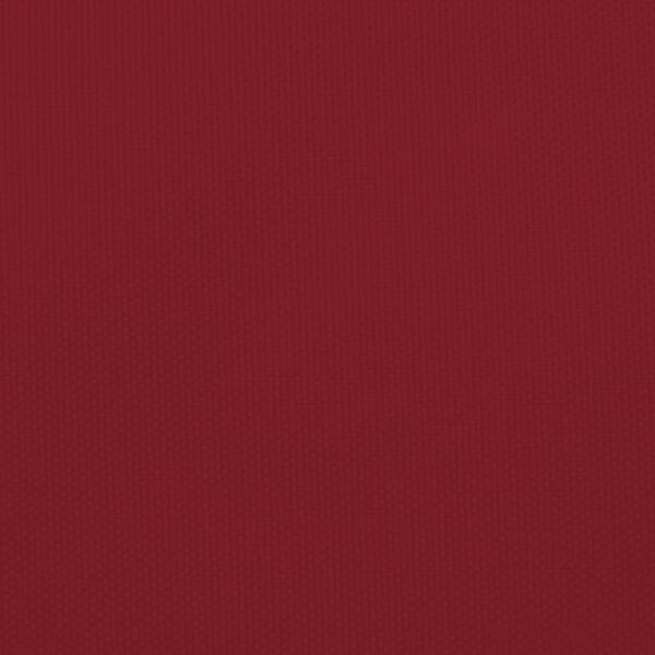 vidaXL piros négyzet alakú oxford-szövet napvitorla 3,6 x 3,6 m