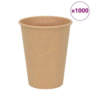 vidaXL 1000 db barna pap&iacute;r k&aacute;v&eacute;scs&eacute;sz&eacute;k 12oz 300ml