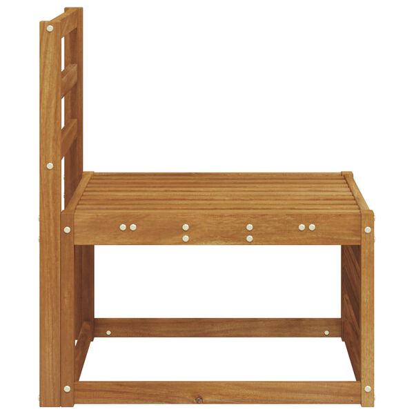 vidaXL K&uuml;lt&eacute;ri k&ouml;z&eacute;pső kanap&eacute; T&ouml;m&ouml;r Ak&aacute;cfa Term&eacute;szetes 59 x 63 x 73 cm