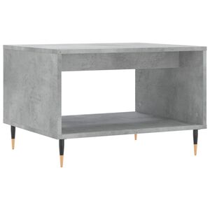 vidaXL betonsz&uuml;rke szerelt fa doh&aacute;nyz&oacute;asztal 60 x 50 x 40 cm