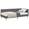 vidaXL Sarok &Aacute;gykeret Matraccal 2 db S&ouml;t&eacute;tsz&uuml;rke 90 x 190 cm sz&ouml;vet