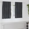 vidaXL S&ouml;t&eacute;t&iacute;tő f&uuml;gg&ouml;ny&ouml;k 2 pcs Vil&aacute;gossz&uuml;rke 140 x 140 cm B&aacute;rsony